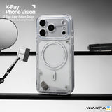 Dual-Layer Pattern Design - WAKCAS Clear-Cut MagSafe Magnetic iPhone Case