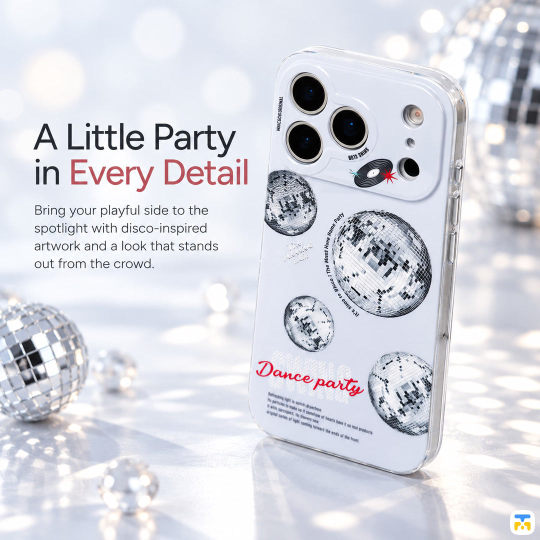 A Little Party
in Every Detail - WAKCAS Dance Party MagSafe Case