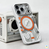 WAKCAS for iPhone 17 Series Color-block Mechanical MagSafe Case