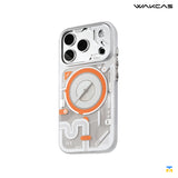 WAKCAS for iPhone 17 Series Color-block Mechanical MagSafe Case