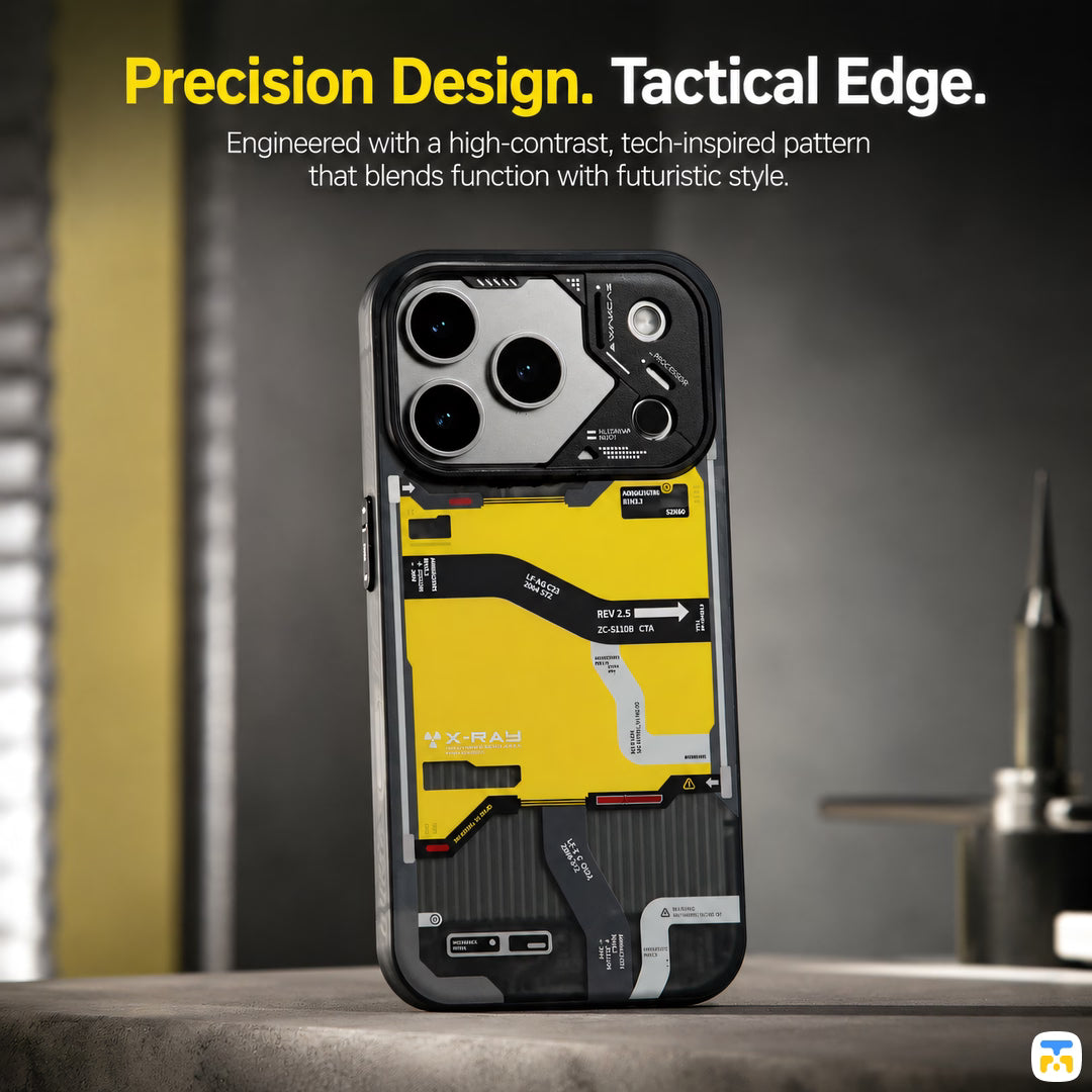 Precision Design. Tactical Edge - WAKCAS for iPhone 17 Series Cyber Tactical MagSafe Case