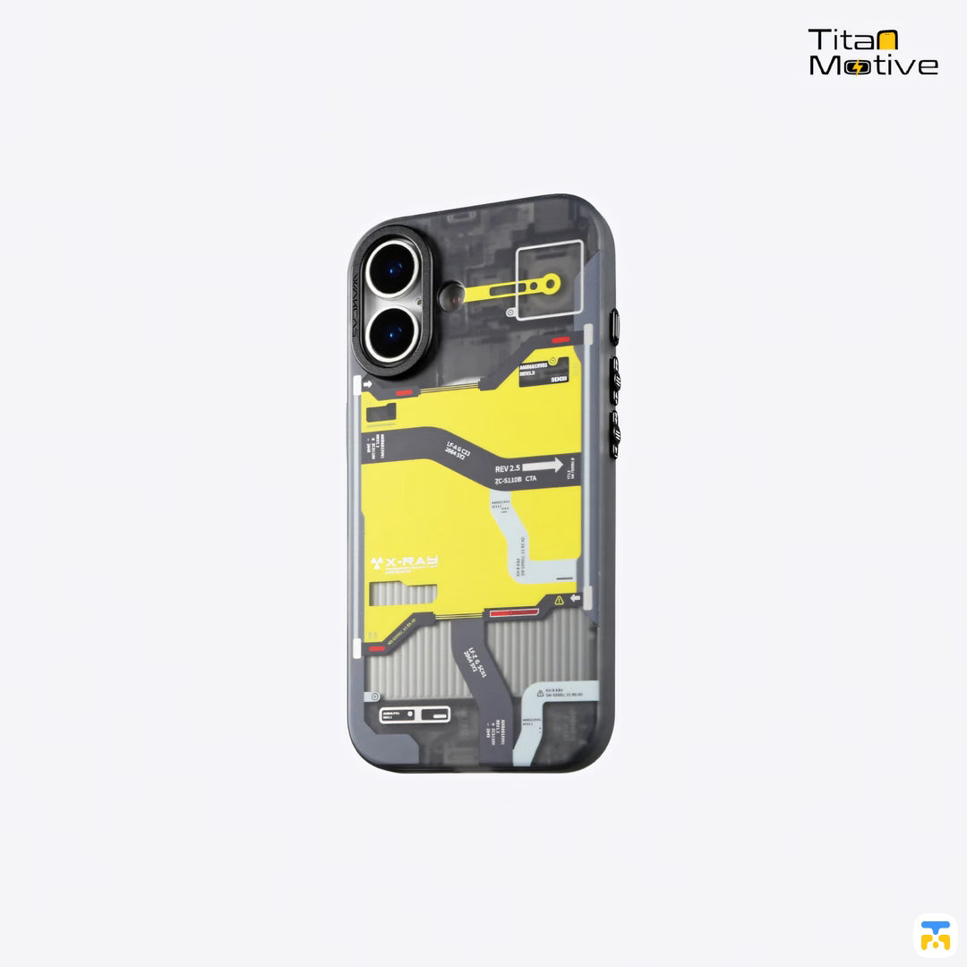 WAKCAS for iPhone 17 Series Cyber Tactical MagSafe Case
