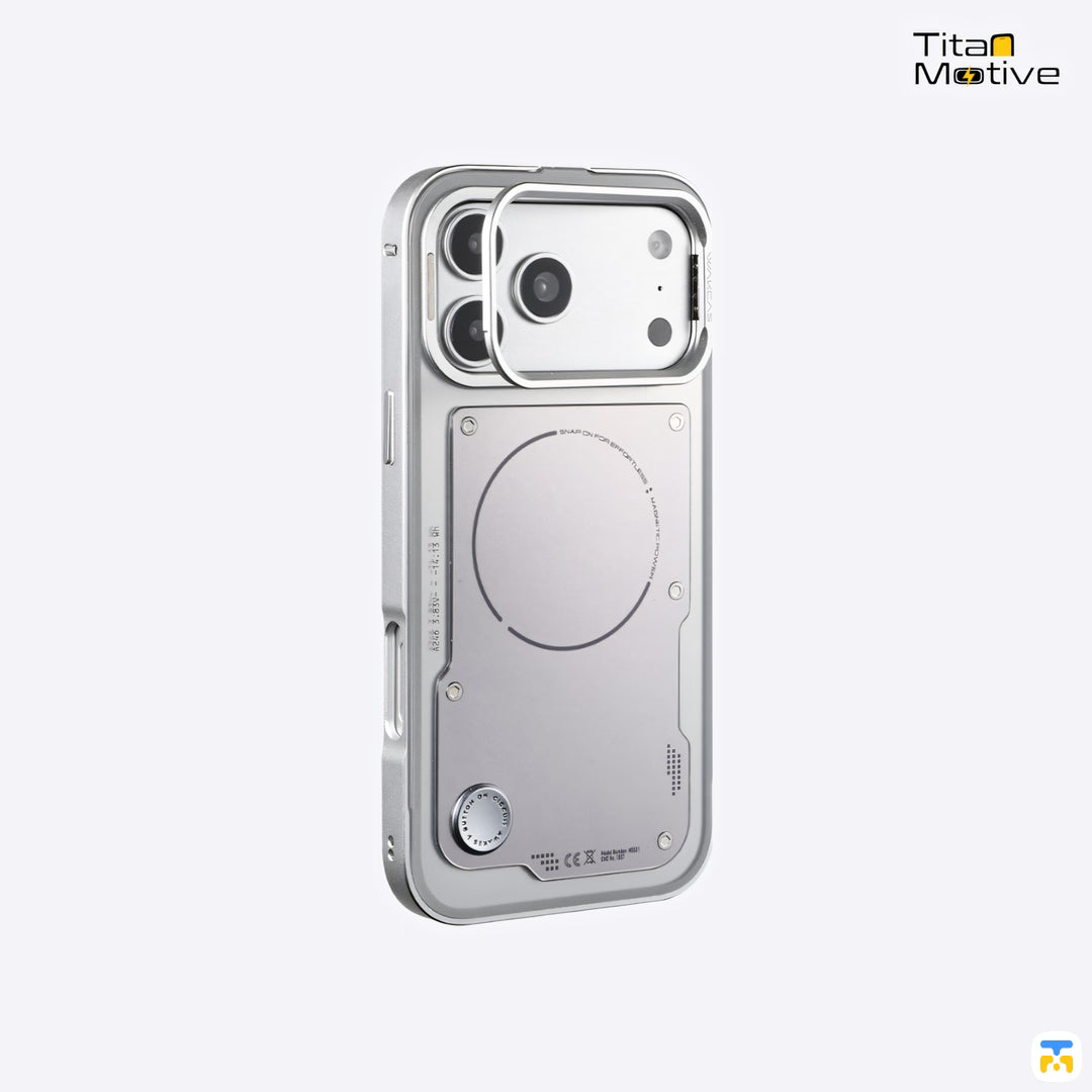 WAKCAS for iPhone 17 Series Detachable Metal MagSafe Case