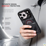 FUTURISTIC DESIGN.
EVERYDAY PROTECTION - WAKCAS for iPhone 17 Series Emergency Panel MagSafe Case