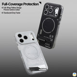 Full-Coverage Protection - WAKCAS for iPhone 17 Series Energy Module MagSafe Case with Metal Stand