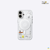 WAKCAS for iPhone 17 Series Frosted Mechanical Anti-Drop MagSafe Case