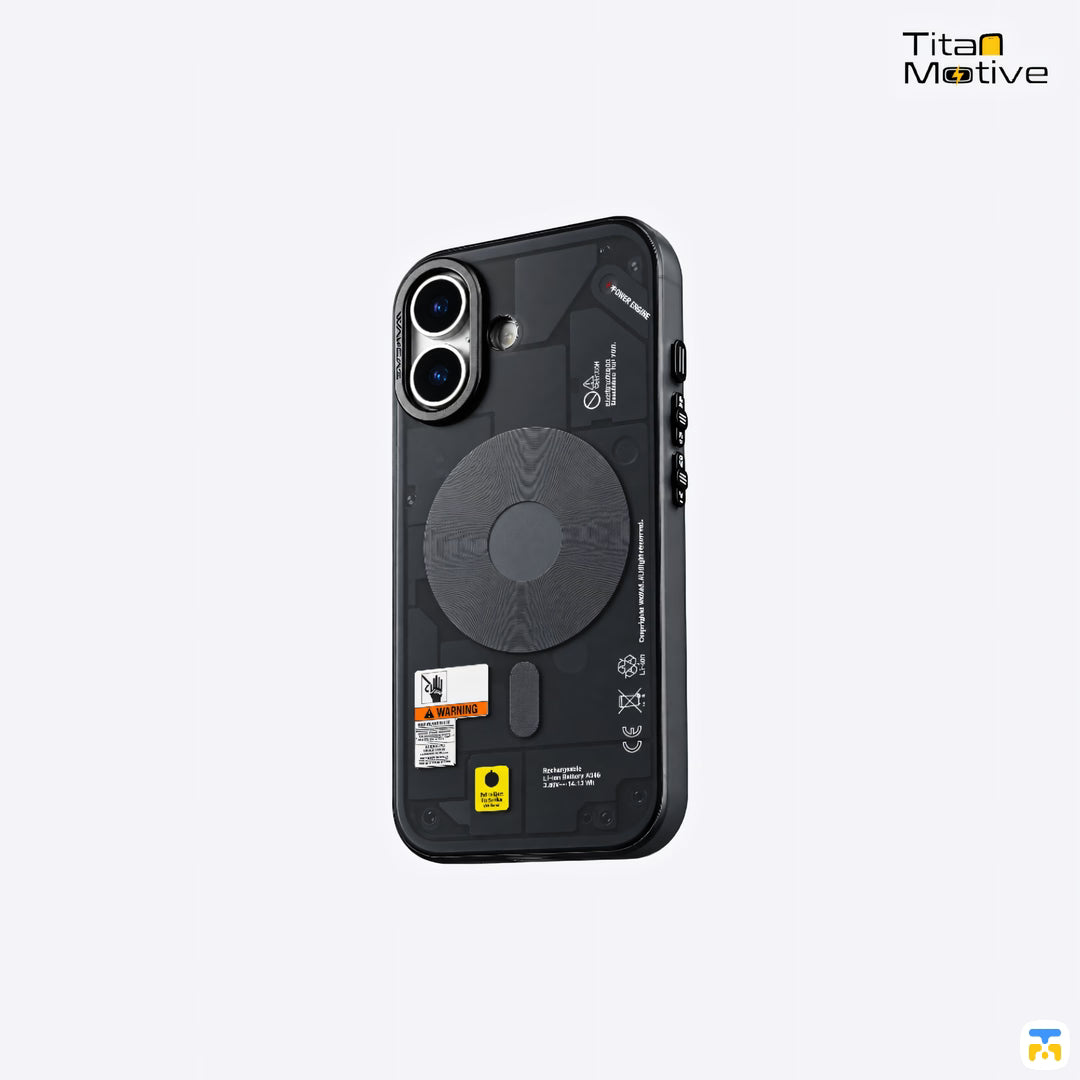 WAKCAS for iPhone 17 Series Frosted Mechanical Anti-Drop MagSafe Case
