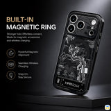 BUILT-IN
MAGNETIC RING - WAKCAS for iPhone 17 Series Grand Prix MagSafe Case with Stand