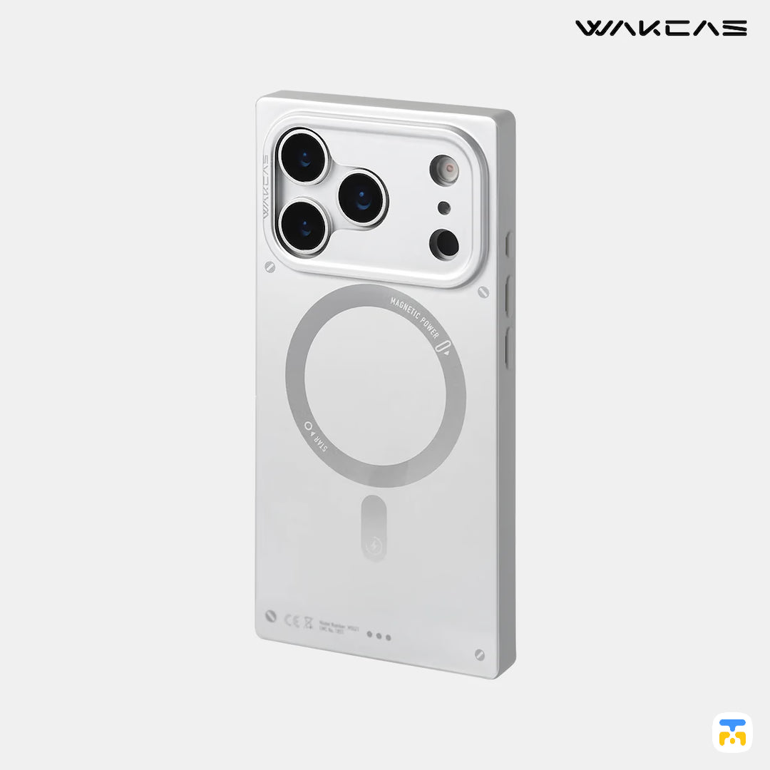 WAKCAS for iPhone 17 Series Matte MagSafe Square Case