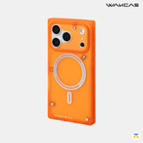 WAKCAS for iPhone 17 Series Matte Semi-Transparent MagSafe Square Case
