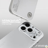 Soft Matte Touch with
Layered Pattern Design - WAKCAS for iPhone 17 Series Mechanical MagSafe Case