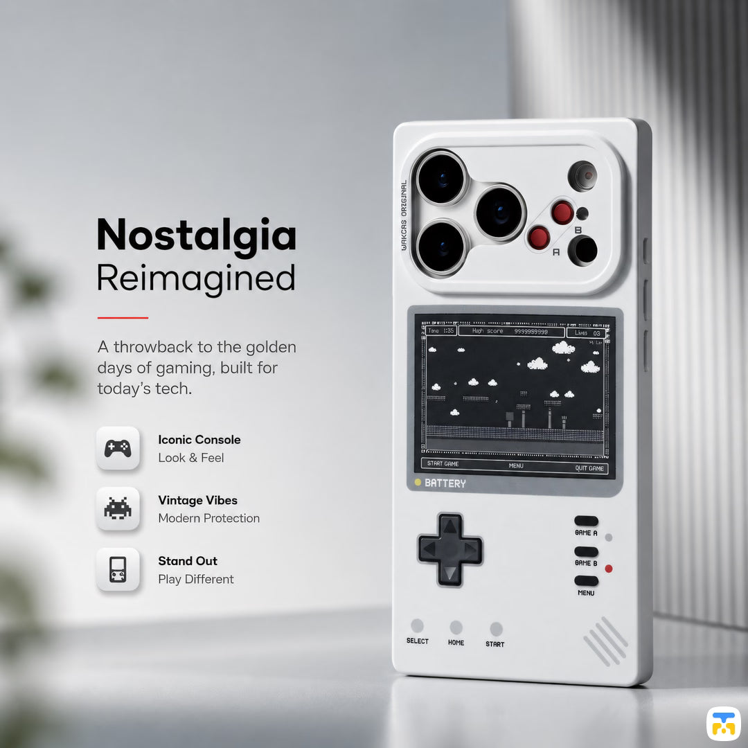 Nostalgia
Reimagined - WAKCAS for iPhone 17 Series Retro Gaming MagSafe Case