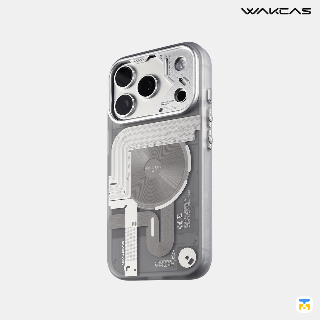 WAKCAS for iPhone 17 Series Tech-Core MagSafe Case