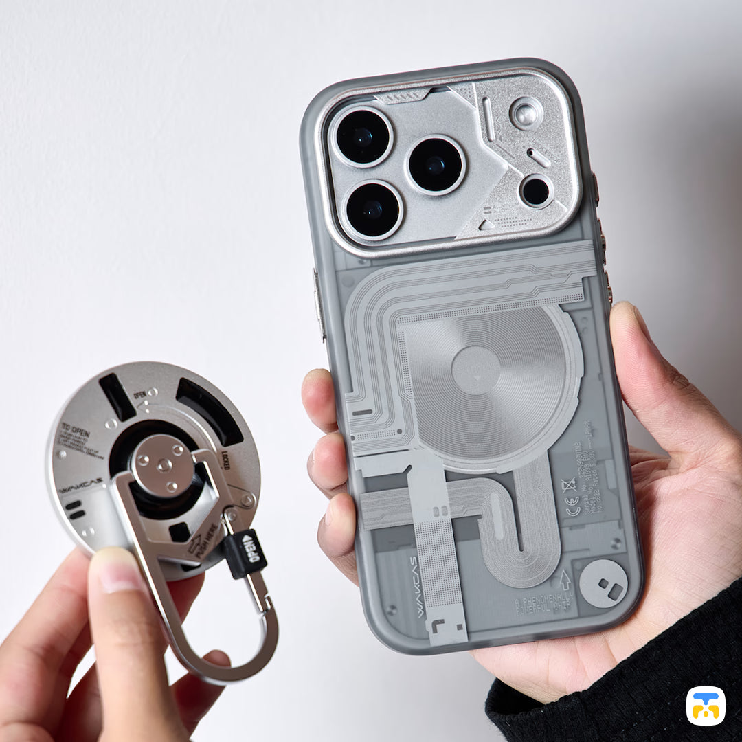 WAKCAS for iPhone 17 Series Tech-Core MagSafe Case