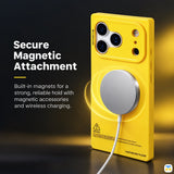 Secure
Magnetic
Attachment - WAKCAS for iPhone 17 Series Two-Tone Square MagSafe Case