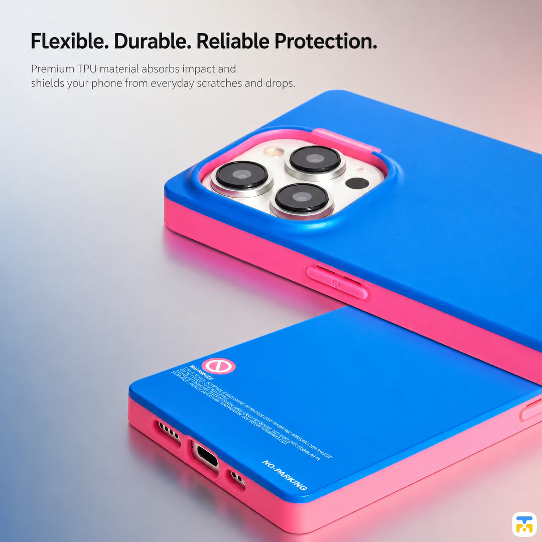 Flexible. Durable. Reliable Protection. - WAKCAS for iPhone 17 Series Two-Tone Square MagSafe Case