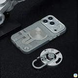 WAKCAS Matte 360° Rotation Tech-Core Metal Magnetic Stand with Spring Clip