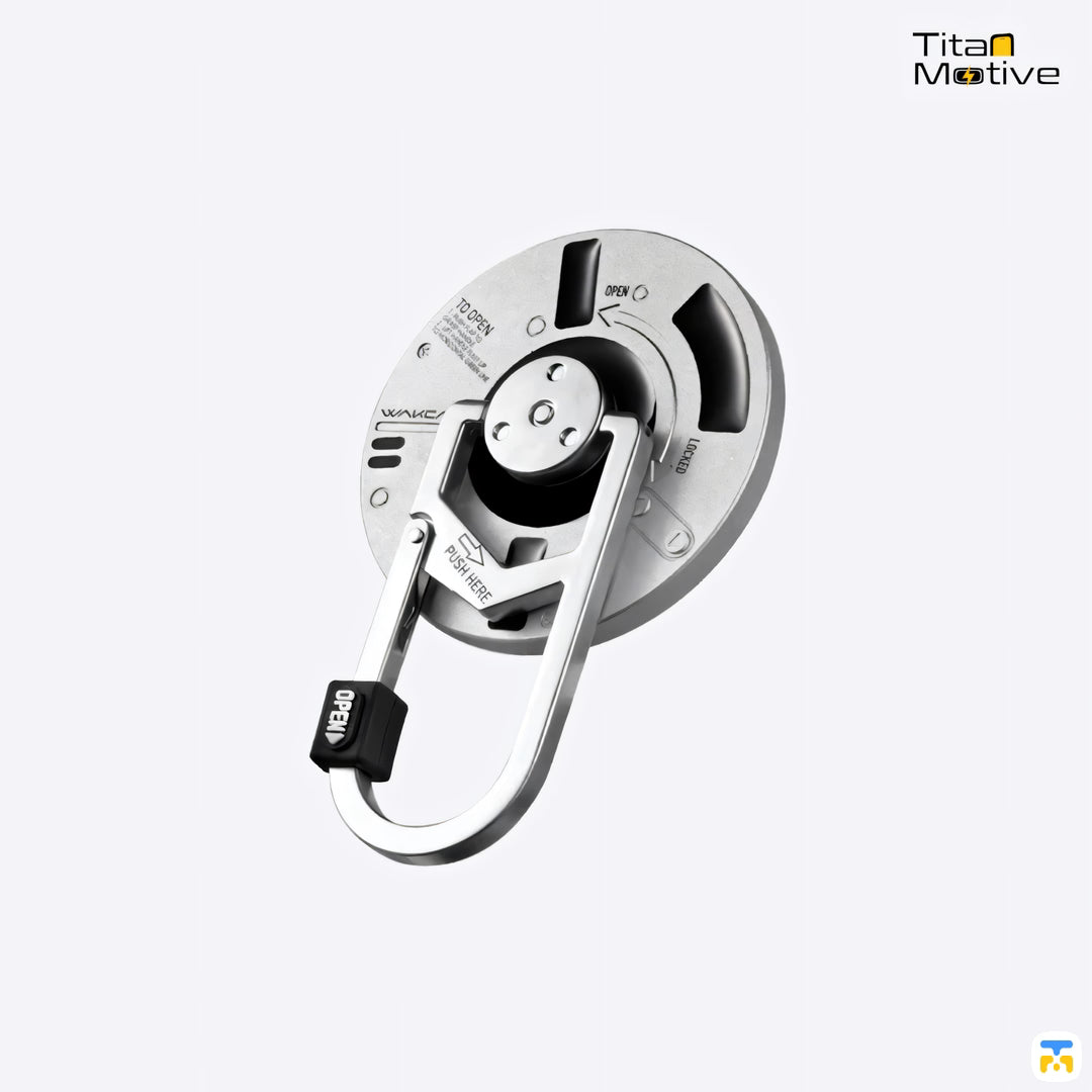 WAKCAS Matte 360° Rotation Tech-Core Metal Magnetic Stand with Spring Clip