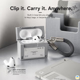Clip it.Carry it. Anywhere - WAKCAS Original Floppy Disk AirPods Case with Attachment Strap