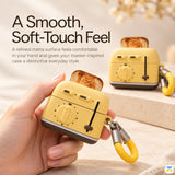 A Smooth,
Soft-Touch Feel - WAKCAS Retro Toaster AirPods Case