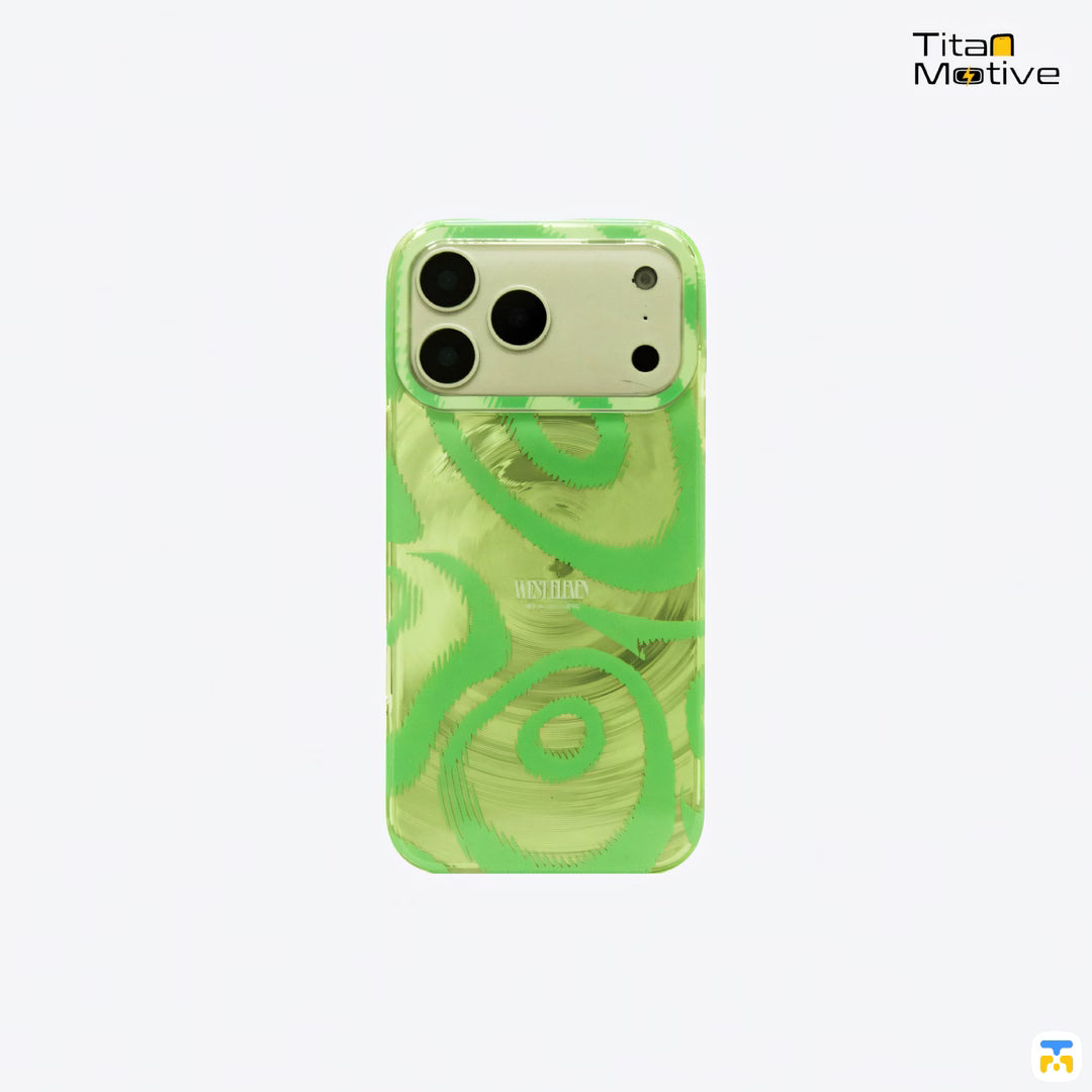 WESTELEVEN for iPhone 17 Series Matcha Swirl Case
