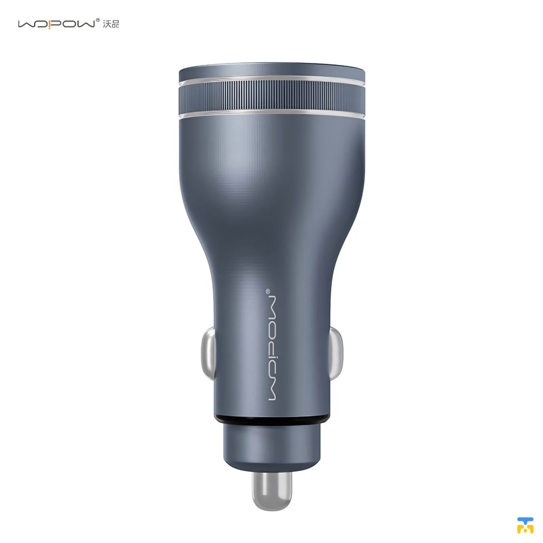 WOPOW 120W PD Fast Car Charger - 2x USB-C, 1x USB-A