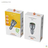WOPOW 120W PD Fast Car Charger - 2x USB-C, 1x USB-A