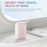 WORRY-FREE TRAVEL PEACE OF MIND - WOPOW 20000mAh Super Mini Power Bank - 22.5W Fast Charging - Lightning/Type-C