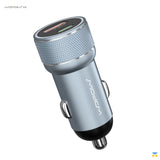 WOPOW 30W PD Fast Car Charger - 1x USB-C, 1x USB-A