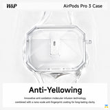 Anti-Yellowing - W&P Ultra-thin Smart Flip Case for AirPods Pro 3