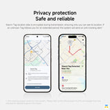 Privacy protection Safe and reliable - Xiaomi Tag - Compatible with Apple Find My and Google Android Find Hub
