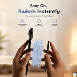 Snap On
Switch Instantly - XTEINK X3 Pocket E-Reader - Ultra-Thin Magnetic Design, 3.7 Inch E-Ink Display