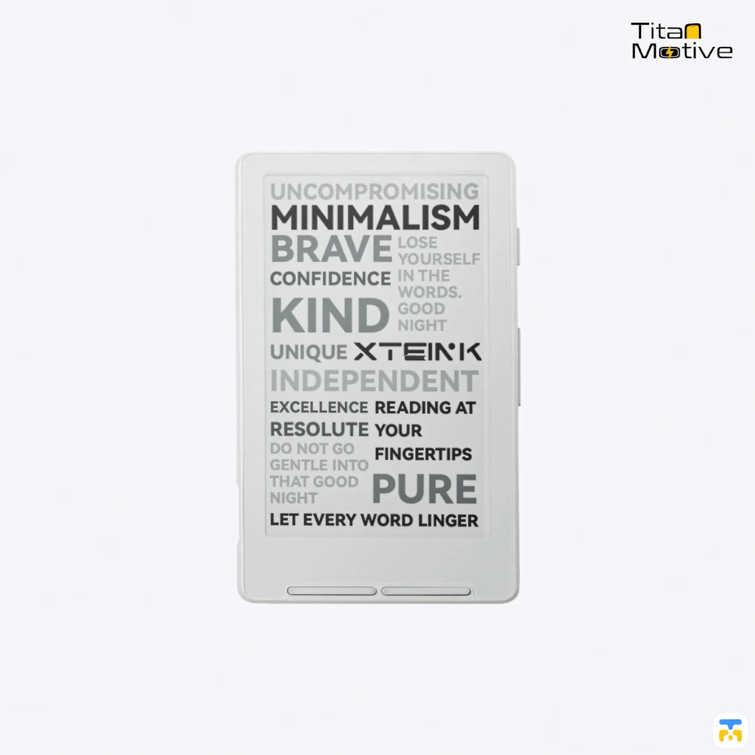 White XTEINK X4 Pocket eReader - E-Ink Display, Ultra-Thin Magnetic Design