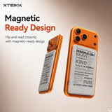Magnetic-Ready Design for Flexible Use - XTEINK X4 Ultra-Thin Magnetic Pocket eReader - 4.3 inch E-Ink Display
