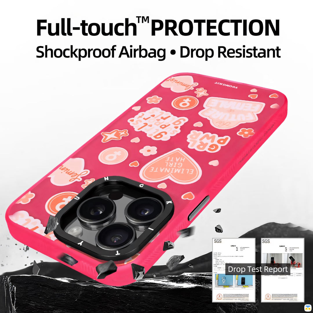 Full-touch™ PROTECTION
Shockproof Airbag • Drop Resistant - YOUNGKIT for iPhone 15 Series Drop-Proof Protective Case