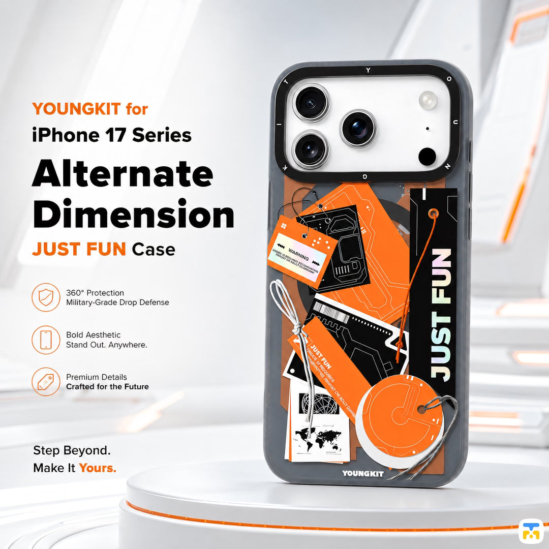 YOUNGKIT for iPhone 17 Series Alternate Dimension JUST FUN Case