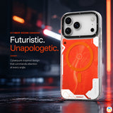 YOUNGKIT for iPhone 17 Series Cyberpunk Luminous Quicksand Case
