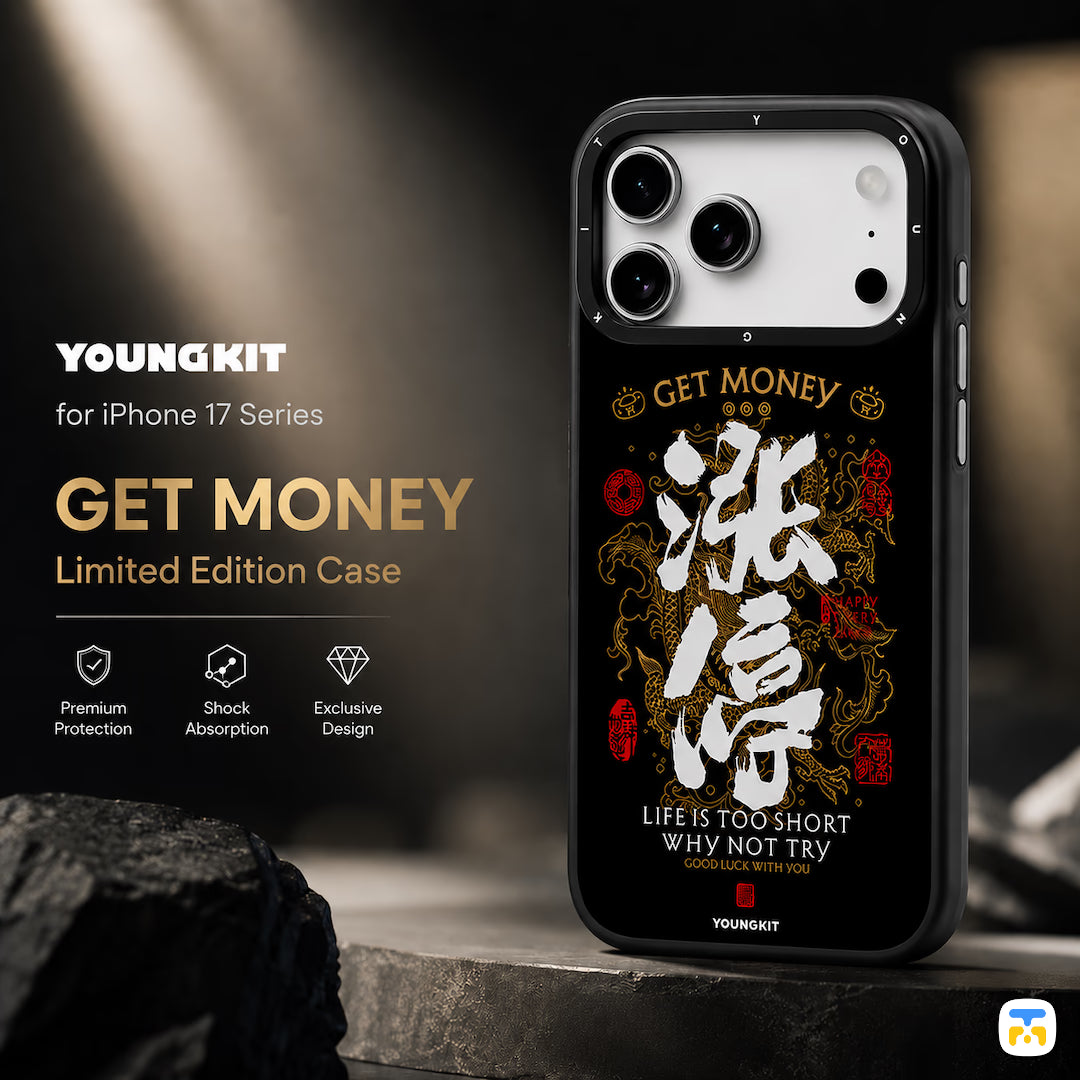 YOUNGKIT for iPhone 17 Series GET MONEY Limited Edition Case