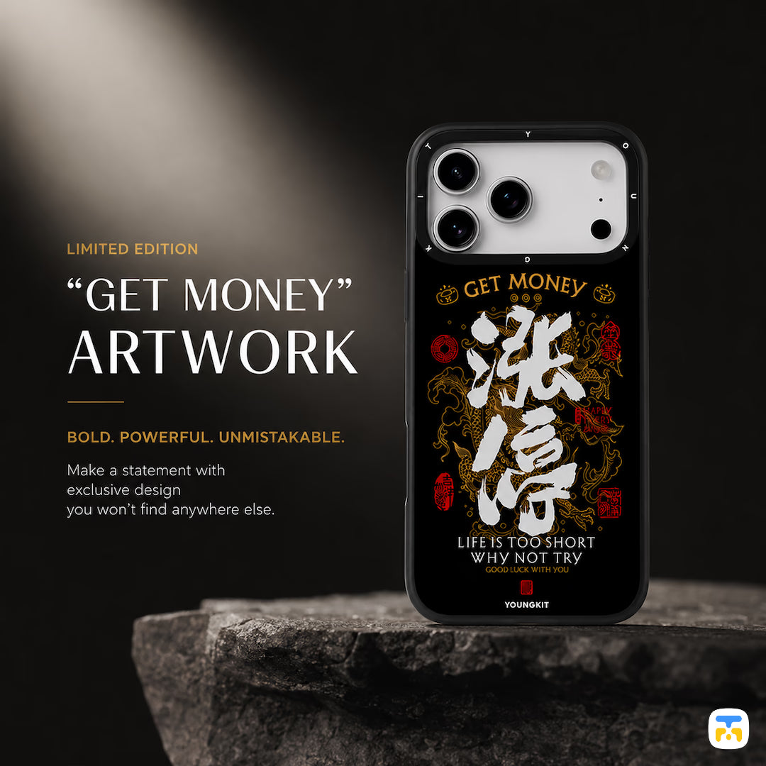YOUNGKIT for iPhone 17 Series GET MONEY Limited Edition Case