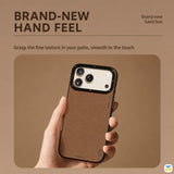 BRAND-NEW HAND FEEL - YOUNGKIT for iPhone 17 Series Matte Leather Case