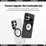 Premium Upgrade, More Comfortable Grip - YOUNGKIT for Samsung S26 Ultra Disc Core JUST FUN Case